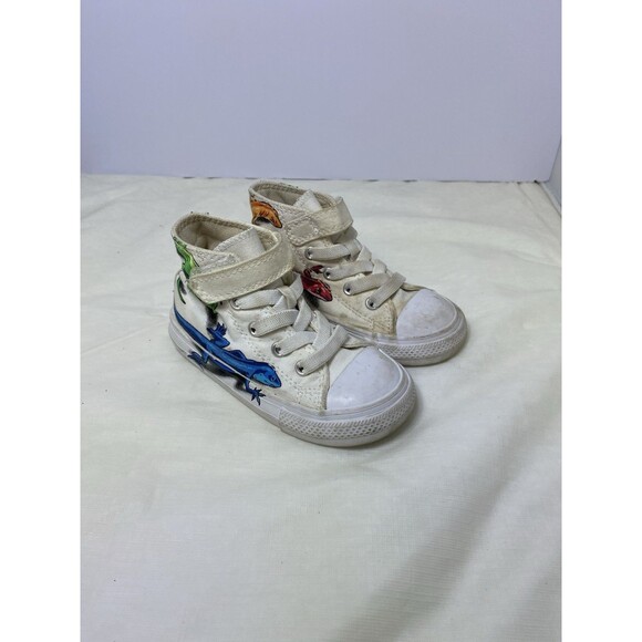 Converse All Star Chuck Taylor Infant  High-Top Leapin' Lizards Unisex Size US 7 - Picture 1 of 9